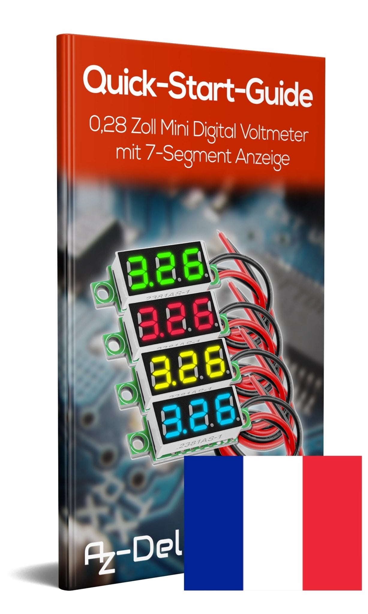 0,28 Zoll Mini Digital Voltmeter Spannungsmesser mit 7-Segment Anzeige 2,5V - 30V - ebook