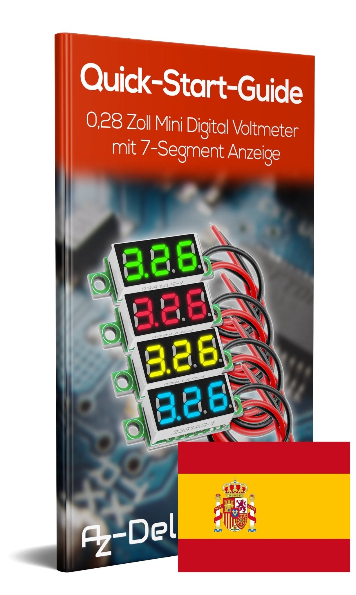 0,28 Zoll Mini Digital Voltmeter Spannungsmesser mit 7-Segment Anzeige 2,5V - 30V - ebook