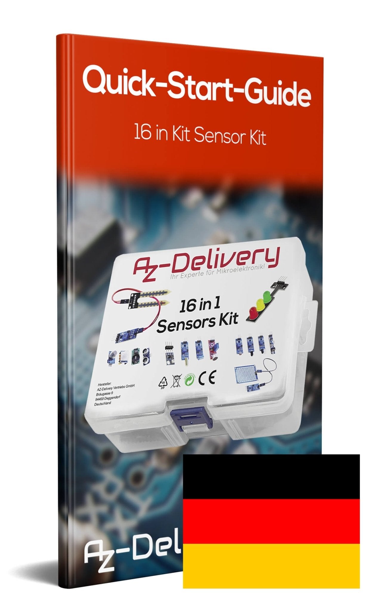 16 in 1 Kit Zubehörset mit Sensoren und Modulen für Raspberry Pi