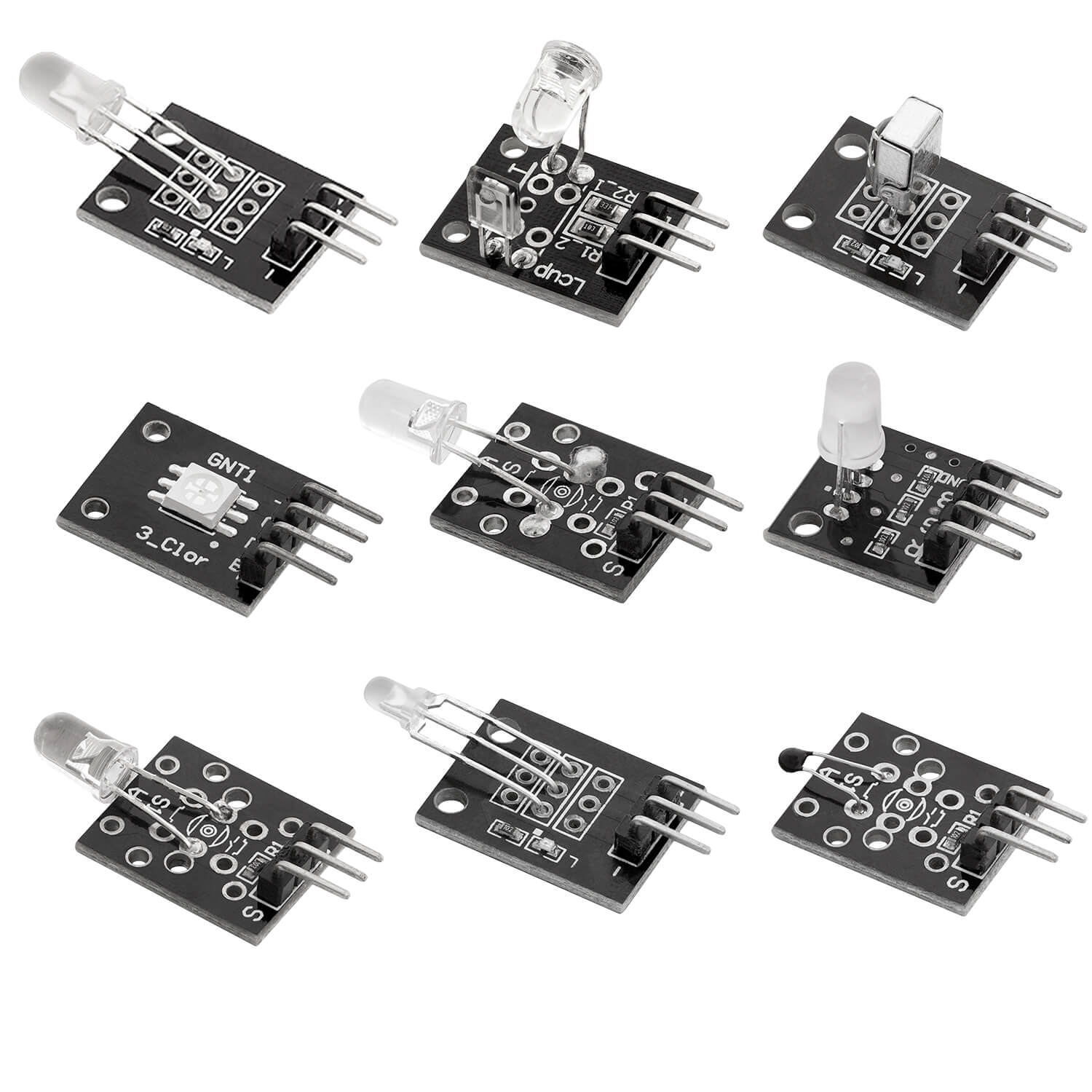 35 in 1 Sensorenkit Modulkit und Zubehörkit kompatibel mit Arduino und Raspberry Pi