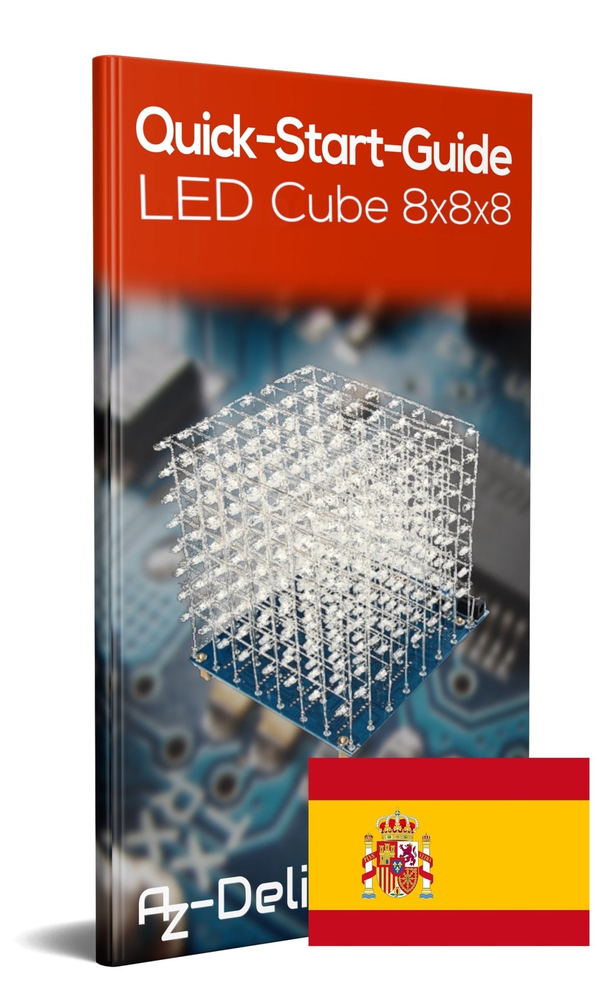 3D LED Cube 8x8x8 matrice de Lumière Cube Kit pour souder