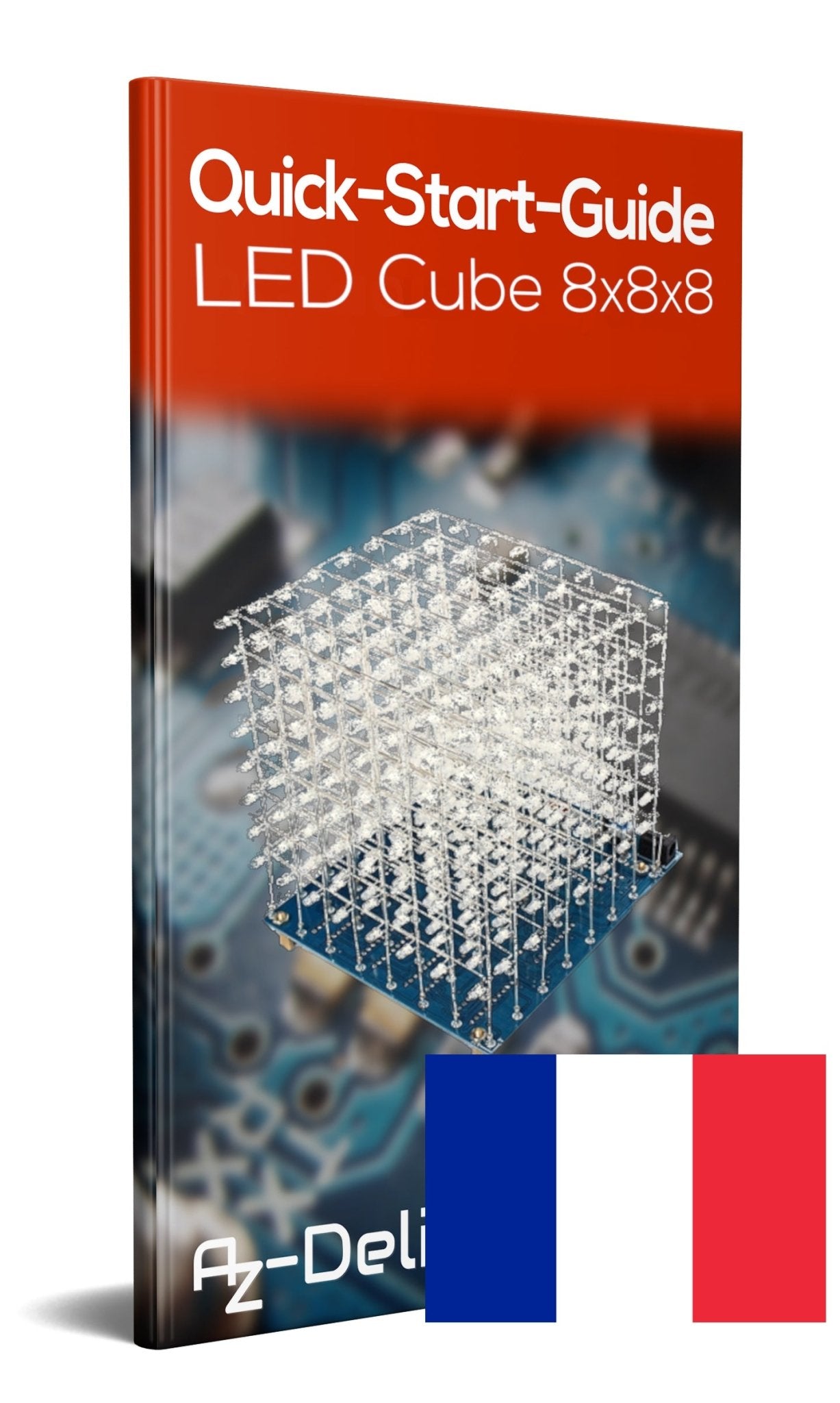 3D LED Cube 8x8x8 Light Matrix cube kit for soldering