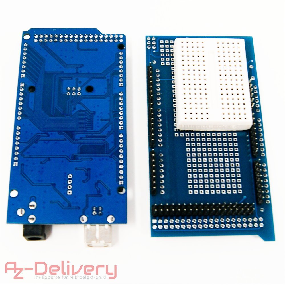 AZ-MEGA2560-Board Bundle mit Prototyping Shield für AZ-MEGA2560-Board - AZ-Delivery