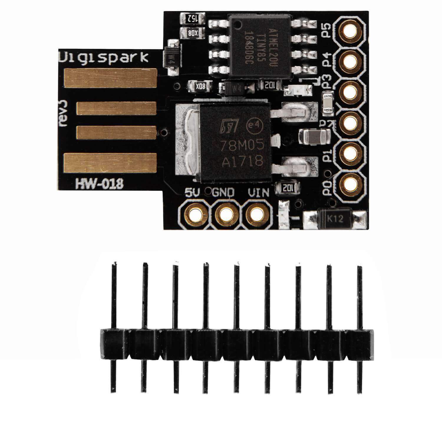 Digispark Rev.3 Kickstarter mit ATTiny85 und USB kompatibel mit Arduino - AZ-Delivery