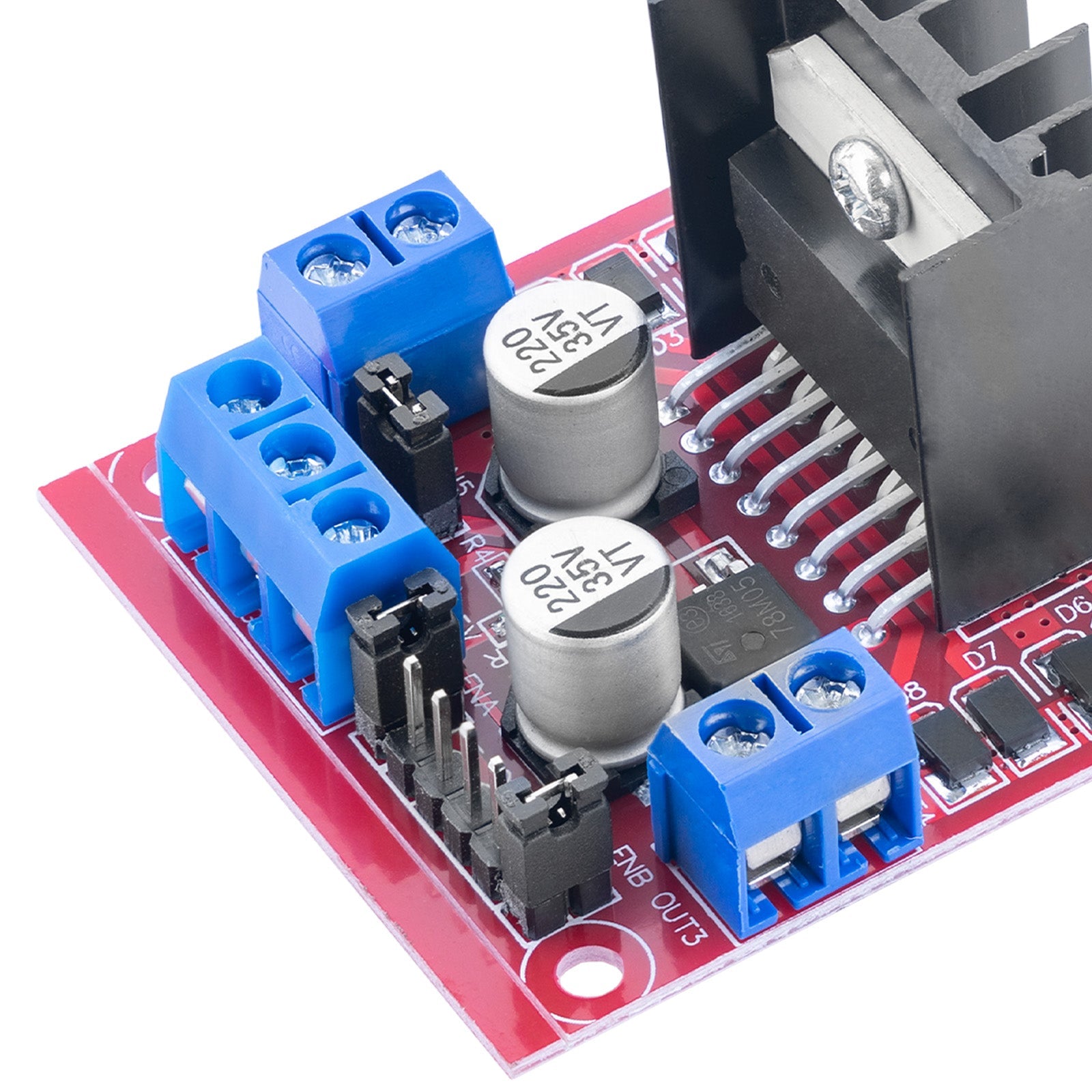 Doppel H-Brücke DC Motor Controller Board Modul AZ-L298N | kompatibel mit Arduino - AZ-Delivery