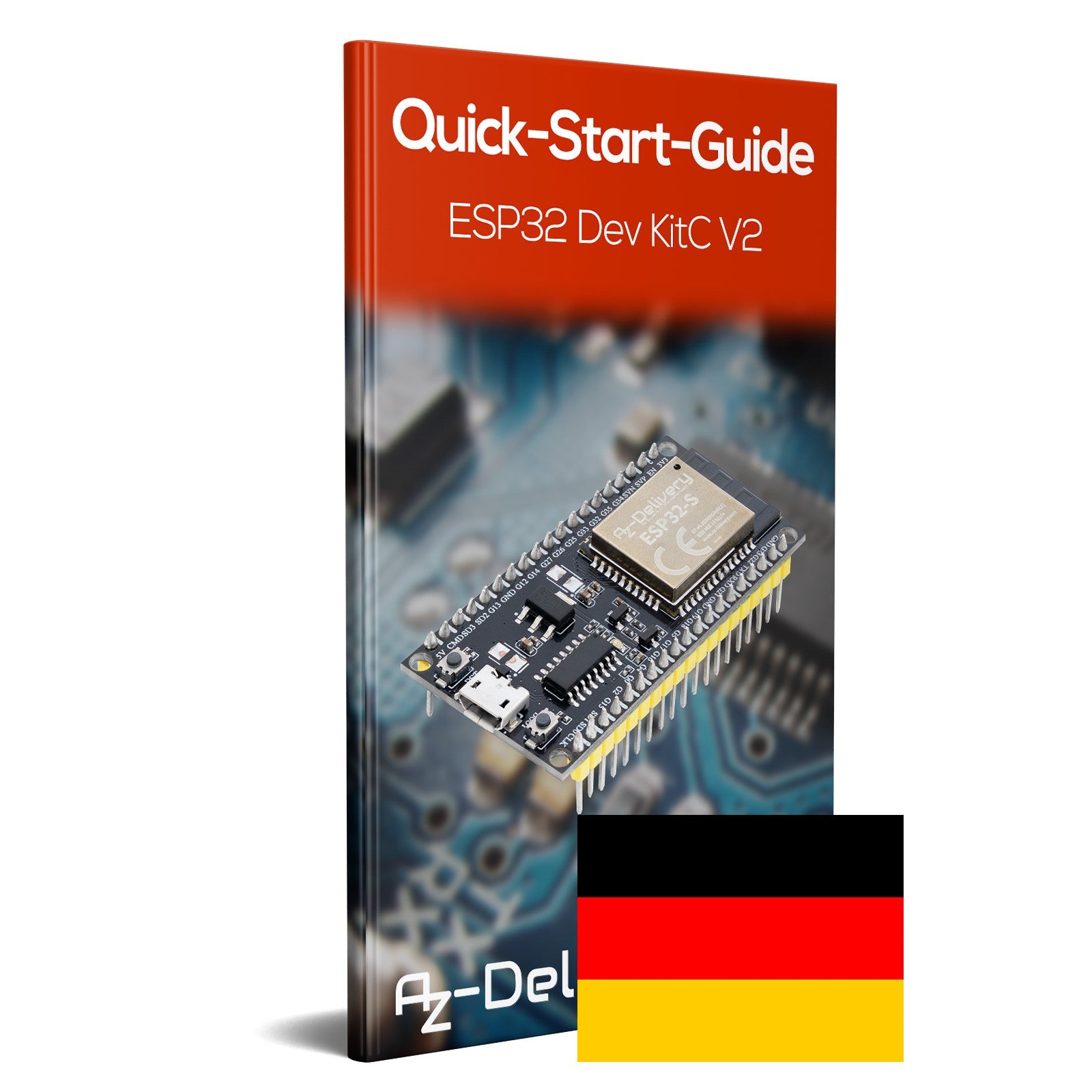 ESP32S NodeMCU Module WLAN WiFi Dev Kit C Development Board mit CH340 (Nachfolgermodell zum ESP8266) kompatibel mit Arduino - AZ-Delivery