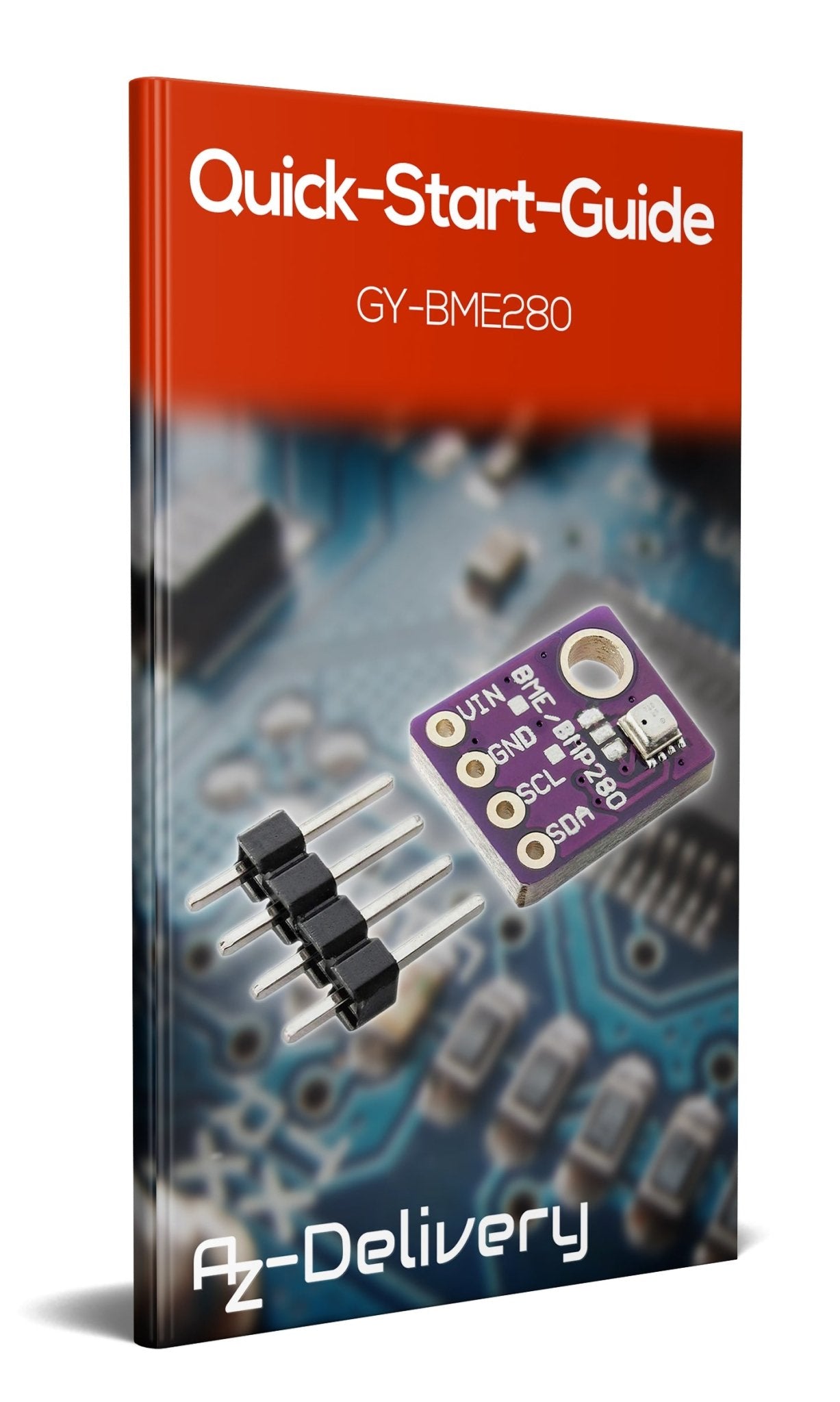 GY-BME280 Barometrischer Sensor für Temperatur, Luftfeuchtigkeit und Luftdruck - AZ-Delivery
