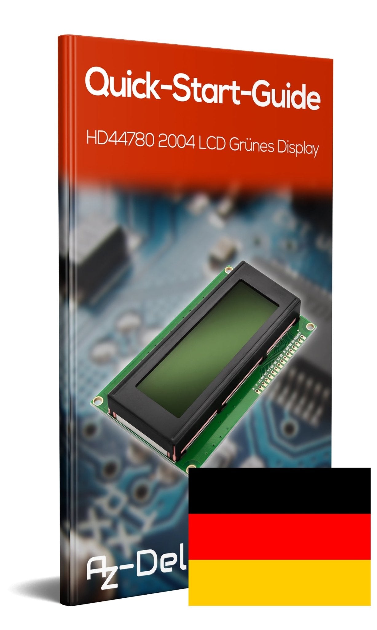 HD44780 2004 LCD Display 4x20 Zeichen Grün - AZ-Delivery