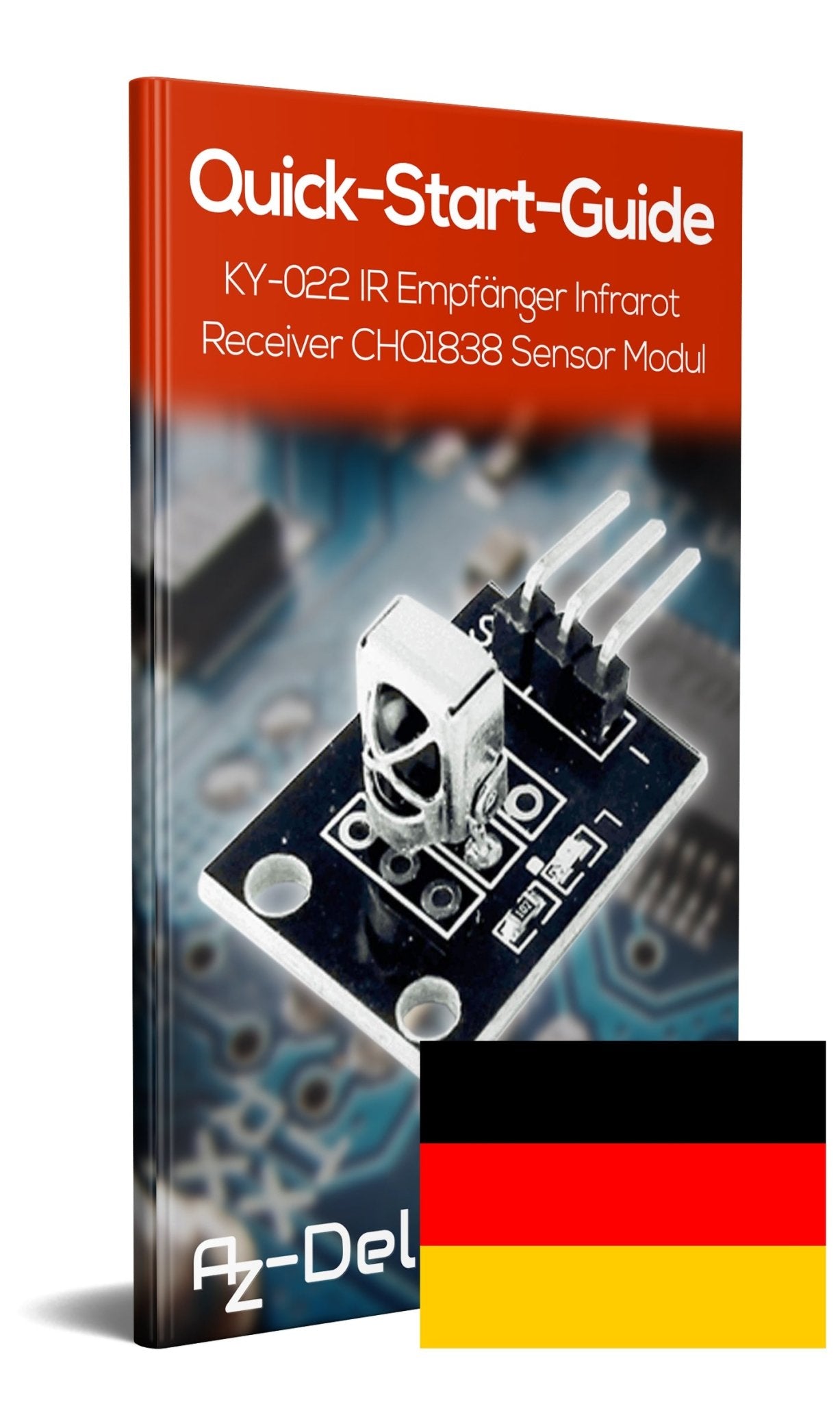 KY-022 Set IR Empfänger Infrarot Receiver CHQ1838 Sensor Modul - AZ-Delivery