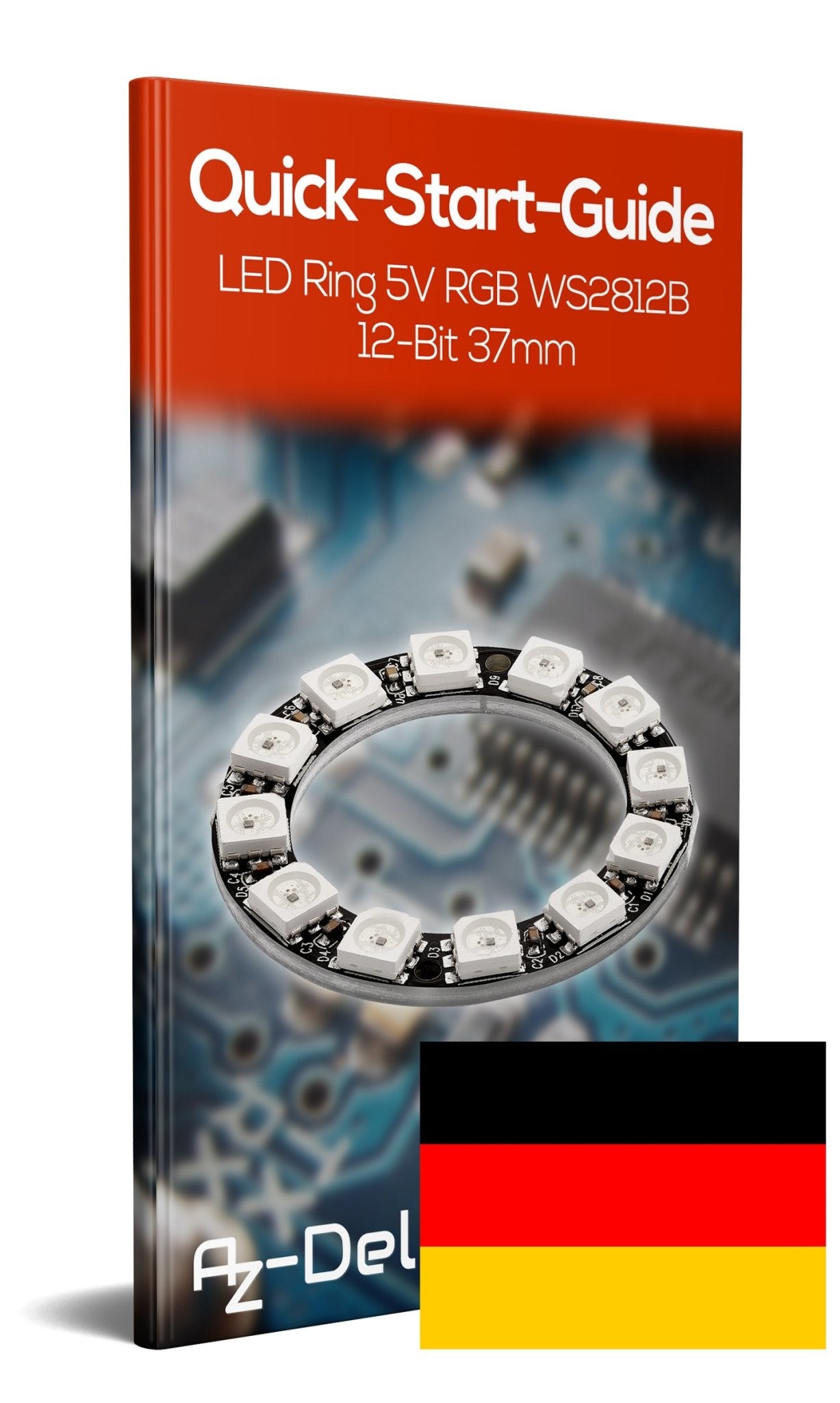 LED Ring 5V RGB WS2812B 12-Bit 37mm - AZ-Delivery