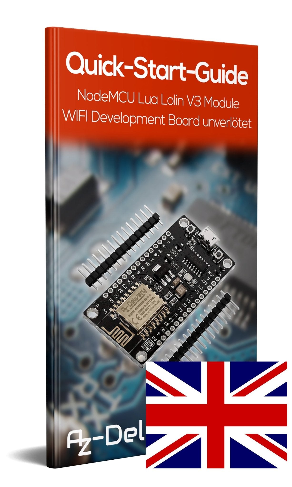 NodeMCU Lua Lolin V3 Module ESP8266 ESP-12F WIFI Development Board unverlötet - AZ-Delivery