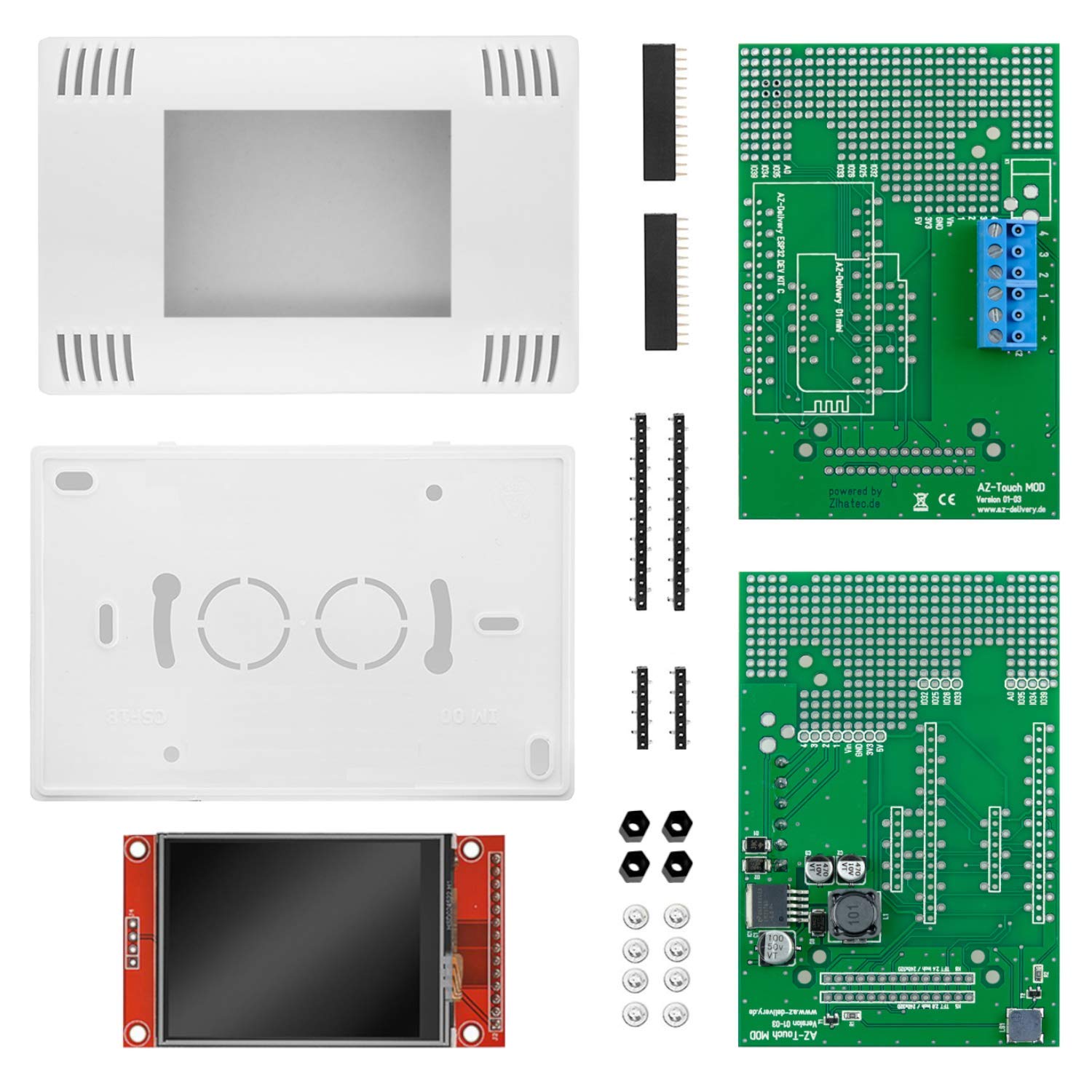 Radiowecker mit dem AZ-Touch und ESP32 Dev Kit - mit Touchscreen-Steuerung - AZ-Delivery