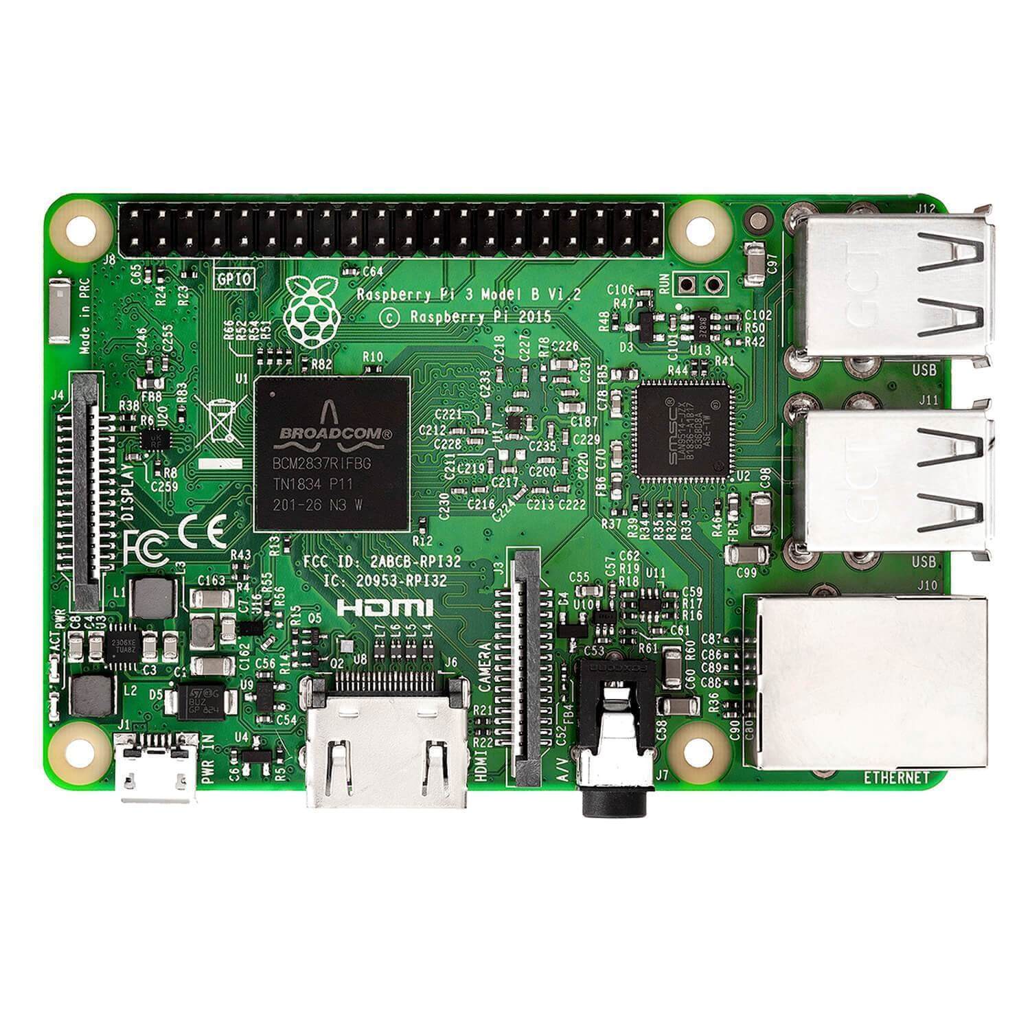 Raspberry Pi 3 Model B mit 1,2 GHz CPU und WiFi/BLE - AZ-Delivery