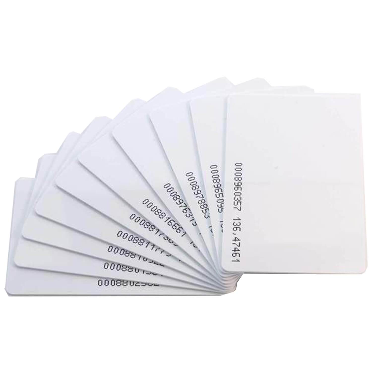 RFID Card Keycard/Schlüsselkarte 125KHz weiß, durchnummeriert - AZ-Delivery